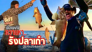 แมงโม้ ควานหารังปลาเก๋า #ตกปลา #fishing #เรือ @JordSeaman