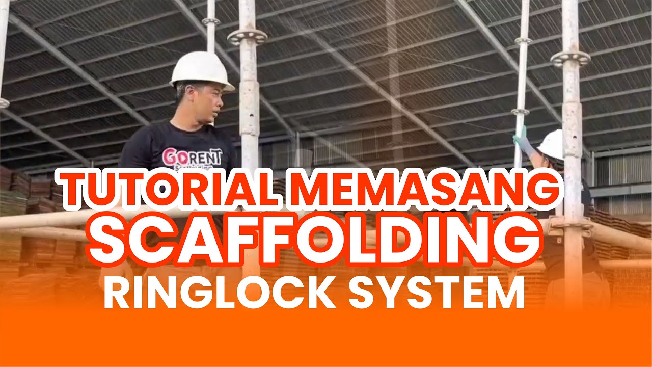 1x Lihat LANGSUNG BISA! Tutorial PASANG Scaffolding Ringlock | Teknik Cepat & Aman Pekerja Pro