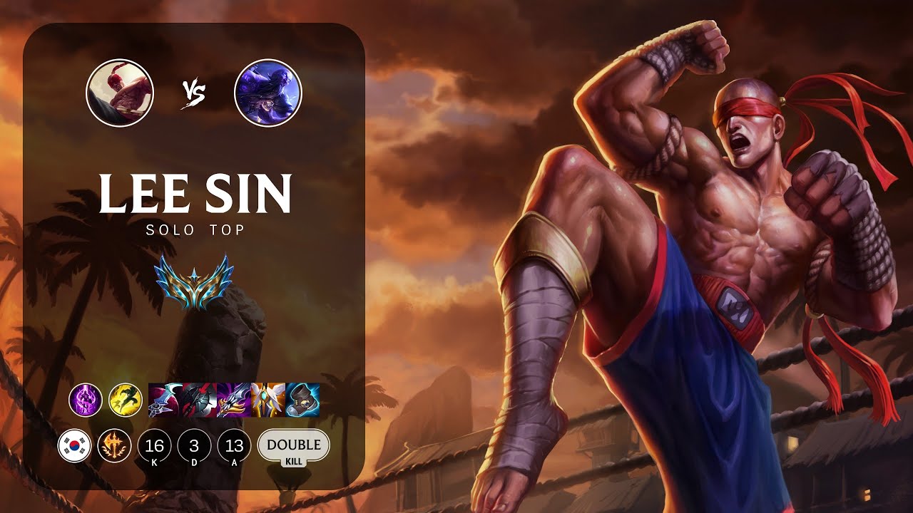 Lee Sin Top vs Ryze - KR Challenger Patch 13.5