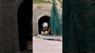 SP GS-4 Pulling An Excursion Service Through The Mountains. #train #railway #modelrailroad #steam