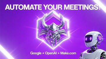 Stop Wasting Time on Meeting Notes! Build This AI Automation (Make.com + Google  + OpenAI)