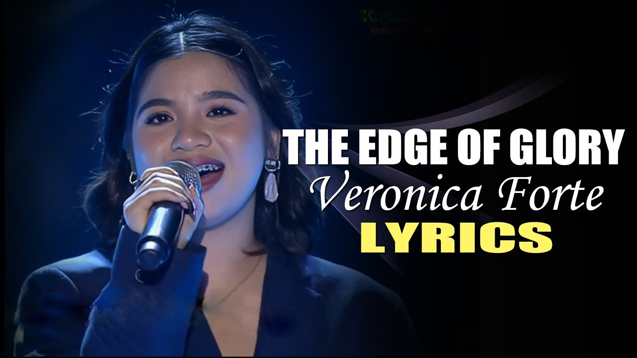 THE EDGE OF GLORY LYRICS IN STYLE OFVERONICA FORTE SONG BY LADY GAGA #viral #trending #lyricsvideo