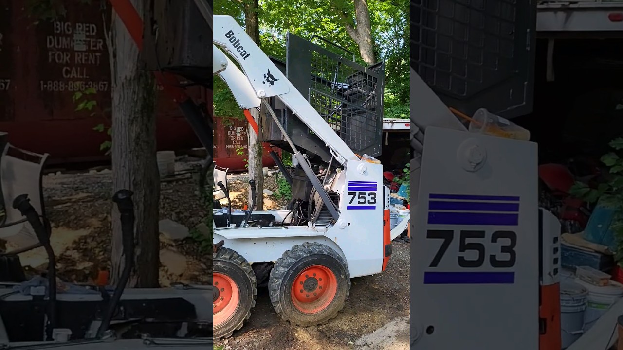 753 Bobcat hydraulic control valve removal