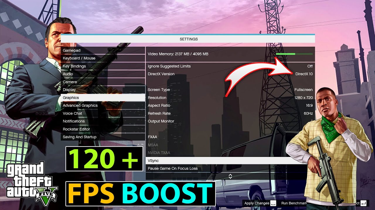 BEST GTA 5 SETTINGS FOR LOW END PC | HOW TO FIX LAG IN GTA 5 - YouTube