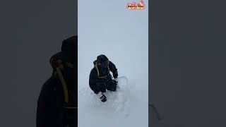 When you literally can't tell up from down on the mountain 🏂❄️ #snowstorm #fail