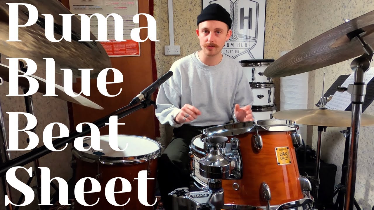 Puma Blue Beat Sheet // (She's) Just a Phase - Bruise Cruise - Moon Water // Drum Lesson - YouTube