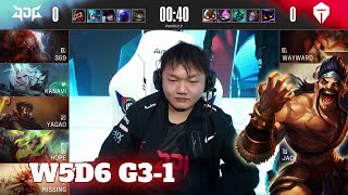 JDG vs TES - Game 1 | Week 5 Day 6 LPL Spring 2022 | JD Gaming vs Top Esports G1