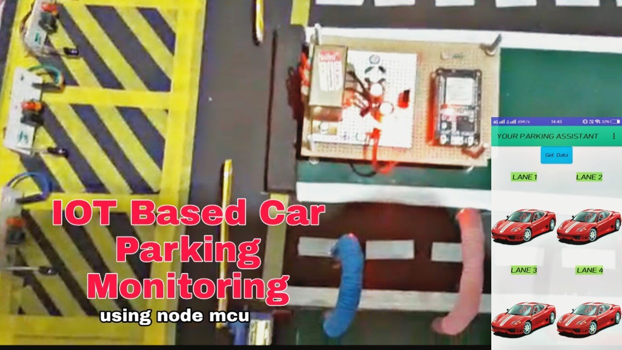 IOT Based Car Parking Monitoring System Using Nodemcu ESP32 wifi & IR ...