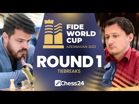Who&#39;ll Make it Out to Face the Top Seeds in Round 2? | Round 1 Tiebreaks | FIDE World Cup 2023