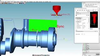 hyperMILL 2021.1 3-axis Simultaneous HPC Turning