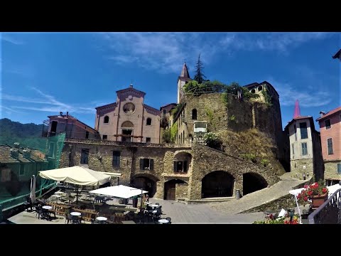 A Day in One of The Most Beautiful Medieval Villages Apricale and Dolce Acqua. Italy