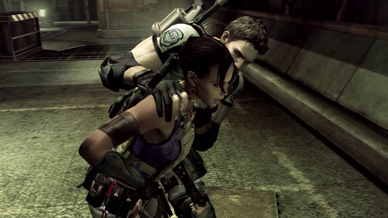 Resident Evil 5 PS4 - Chapter 6-1: Gatling Gun Majini Bossfight 
