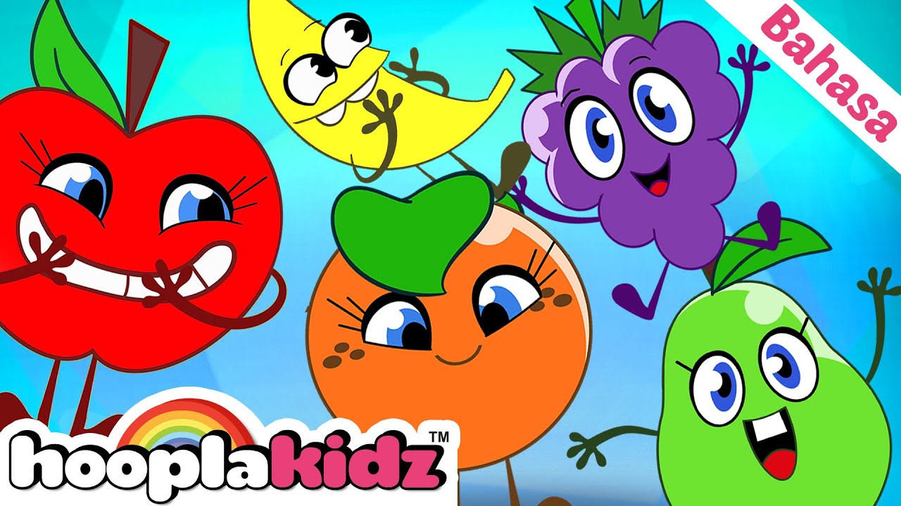 ⁣Tahu nama buah | Lagu Anak Anak | HooplaKidz Bahasa Indonesia