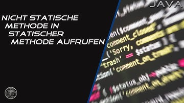 Nicht statische Methode in einer statischen Methode aufrufen || Java Tutorial