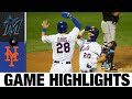 Davis, Alonso power the Mets to 8-4 win | Marlins-Mets Game Highlights 8/8/20