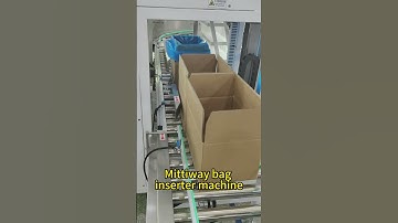 Automatic bag inserter poly bag in box inserting machine