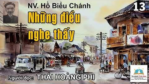 NHỮNG ĐIỀU NGHE THẤY. Tập 13 Tác giả Hồ Biểu Chánh. Người đọc: Thái Hoàng Phi