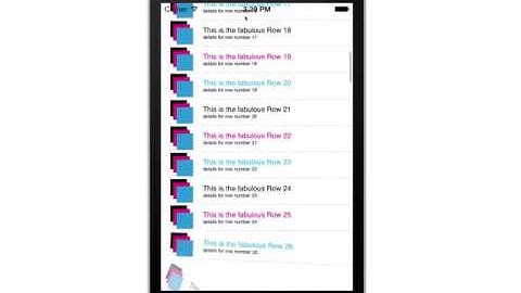 iOS Animating UITableView cells Tutorial