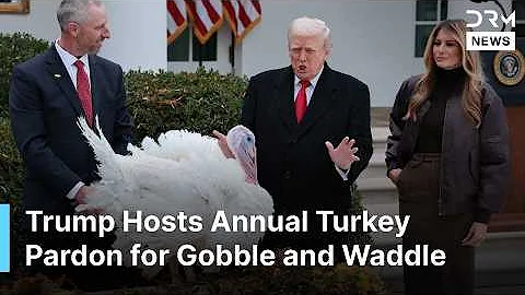 FULL SPEECH: Trump Pardons Gobble and Waddle in White House Thanksgiving Ceremony | AC1G