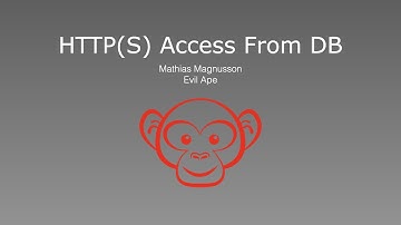 Mathias Magnusson HTTP Access From DB