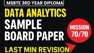 Data Analytics-315326-Sample Paper #kscheme #msbte #dataanalytics #diploma #kscheme #exam #trending 