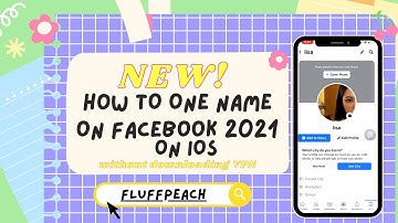 how to one name on facebook  2021: LATEST METHOD | 100% WORKING as of AUGUST 4, 2021