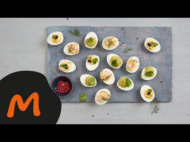 Oeufs mimosa, déclinés en 4 versions - Recette Ptitchef