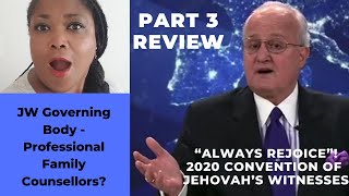 My Thoughts: ExJW Pioneer Review Jehovah Witness Convention 2020 Part 3 - GB Professional Advisors?