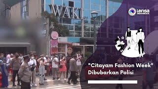 'Citayam Fashion Week' Dibubarkan Polisi