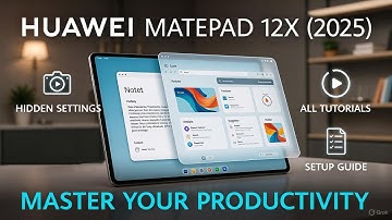 Huawei MatePad 12X (2025) – All Tutorials, Hidden Settings & Setup Guide