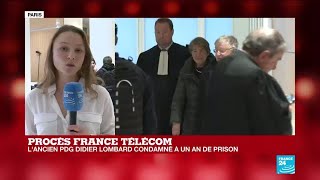 Procès France Télécom : l'ancien PDG Didier Lombard condamné à un an de prison