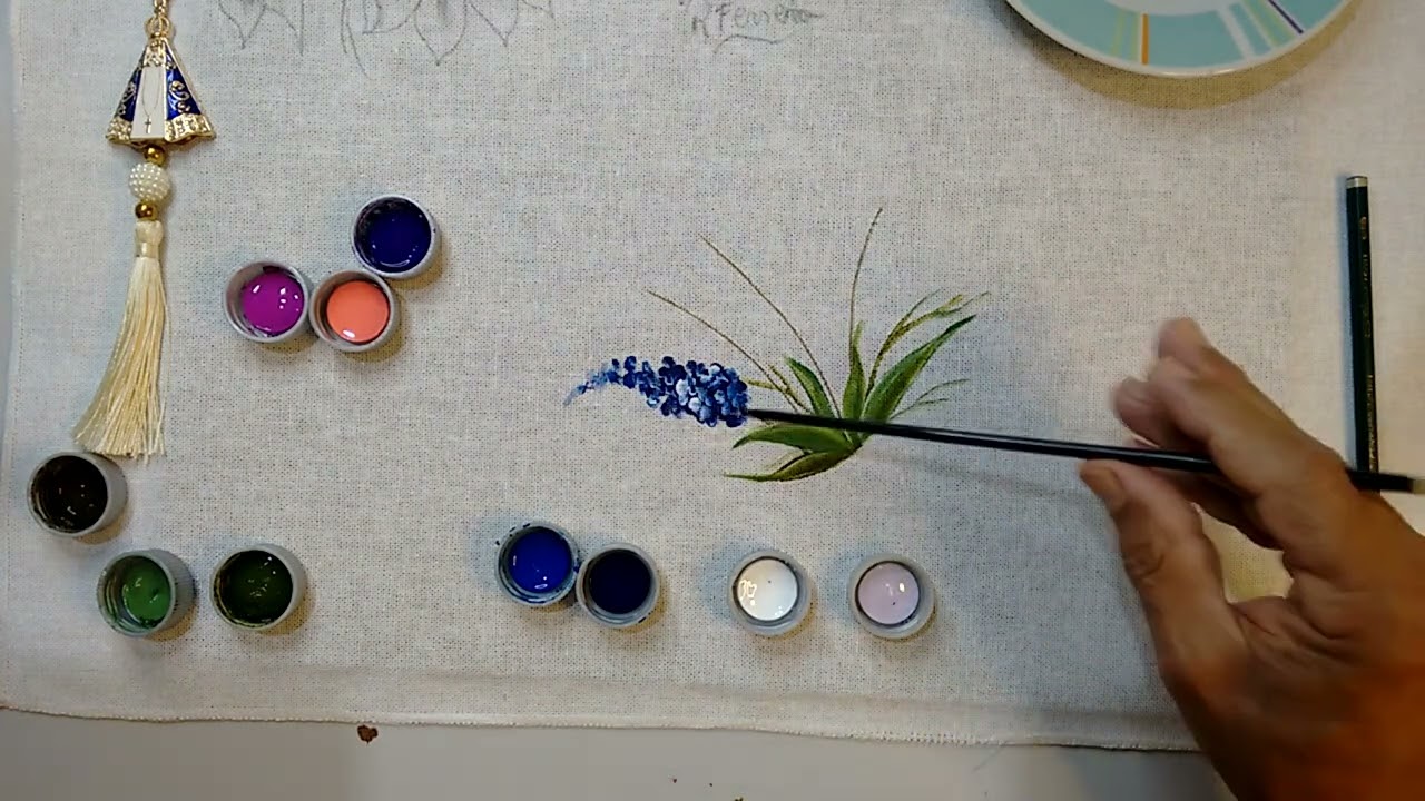 #dicarapidasemana - Vamos Aprender a Pintar Flor de Lavanda