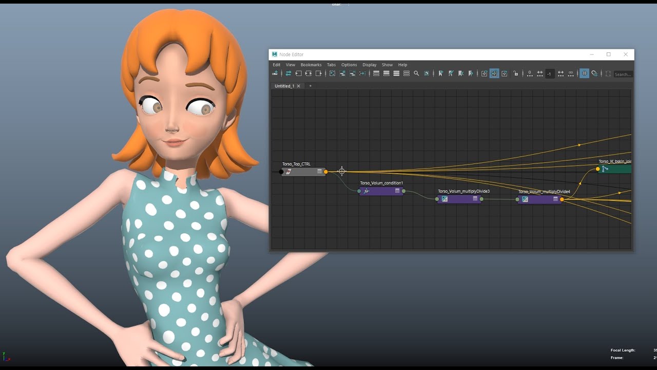 Maya 리깅 왕초보 09. Node Editor 이남국의 Maya 리깅 기초 강좌 - YouTube