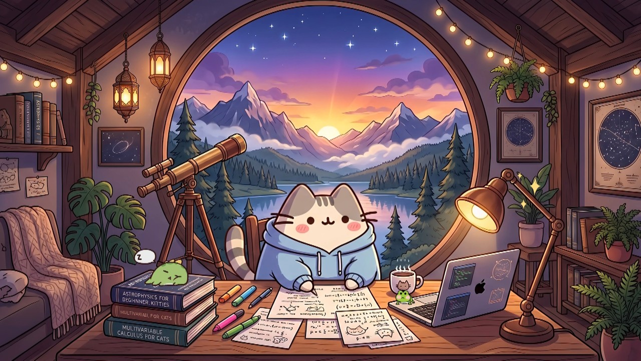 Смотреть «Pusheen's Mountain View Cabin 🏔️ Aesthetic Study Chill 📚Calm Lofi to Study & Read» на YouTube Смотреть «Pusheen's Mountain View Cabin 🏔️ Aesthetic Study Chill 📚Calm Lofi to Study & Read» на YouTube