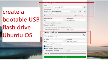how do you create a bootable USB flash drive Ubuntu OS Linux operating system