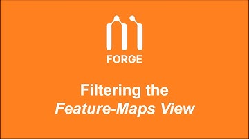 Mobioos Forge - Filtering the Feature-Maps View