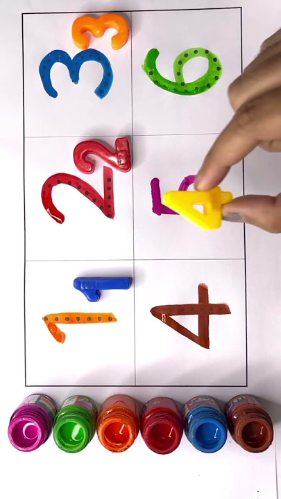 Learn counting 1️⃣2️⃣3️⃣ |toy numbers #123 #countingnumbers