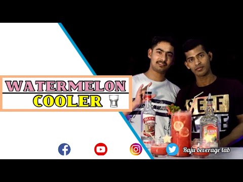 How To Make Watermelon cooler | raju beverage lab