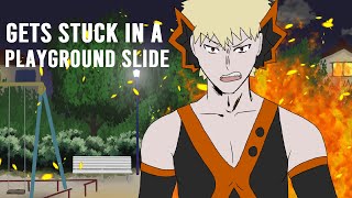 Bakugou Gets Stuck In A Playground Slide - Animatic