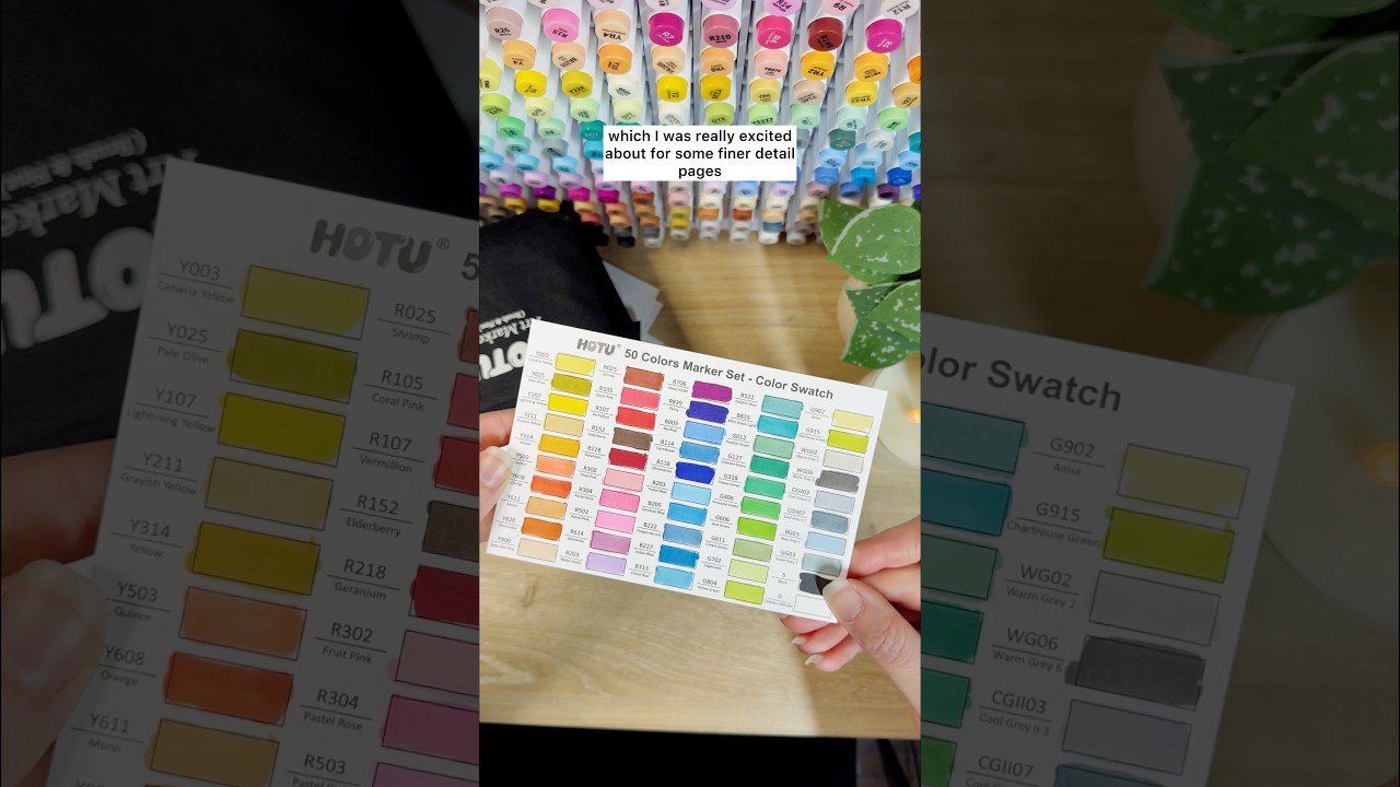 Эти маркеры делают раскрашивание расслабляющим и приятным! Используйте код SARAH2026 по ссылке в ...