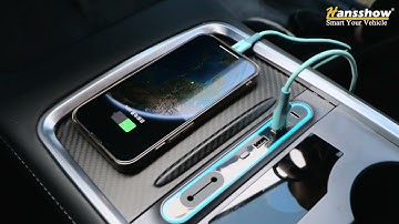 Tesla Model Y / 3 Center Console USB HUB by Hansshow!