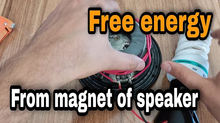 amazing technology free energy generator by speaker magnet 100% at home