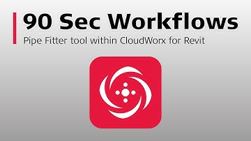 How to use the Pipe Fitter tool in CloudWorx for Revit - 90 Second Workflows