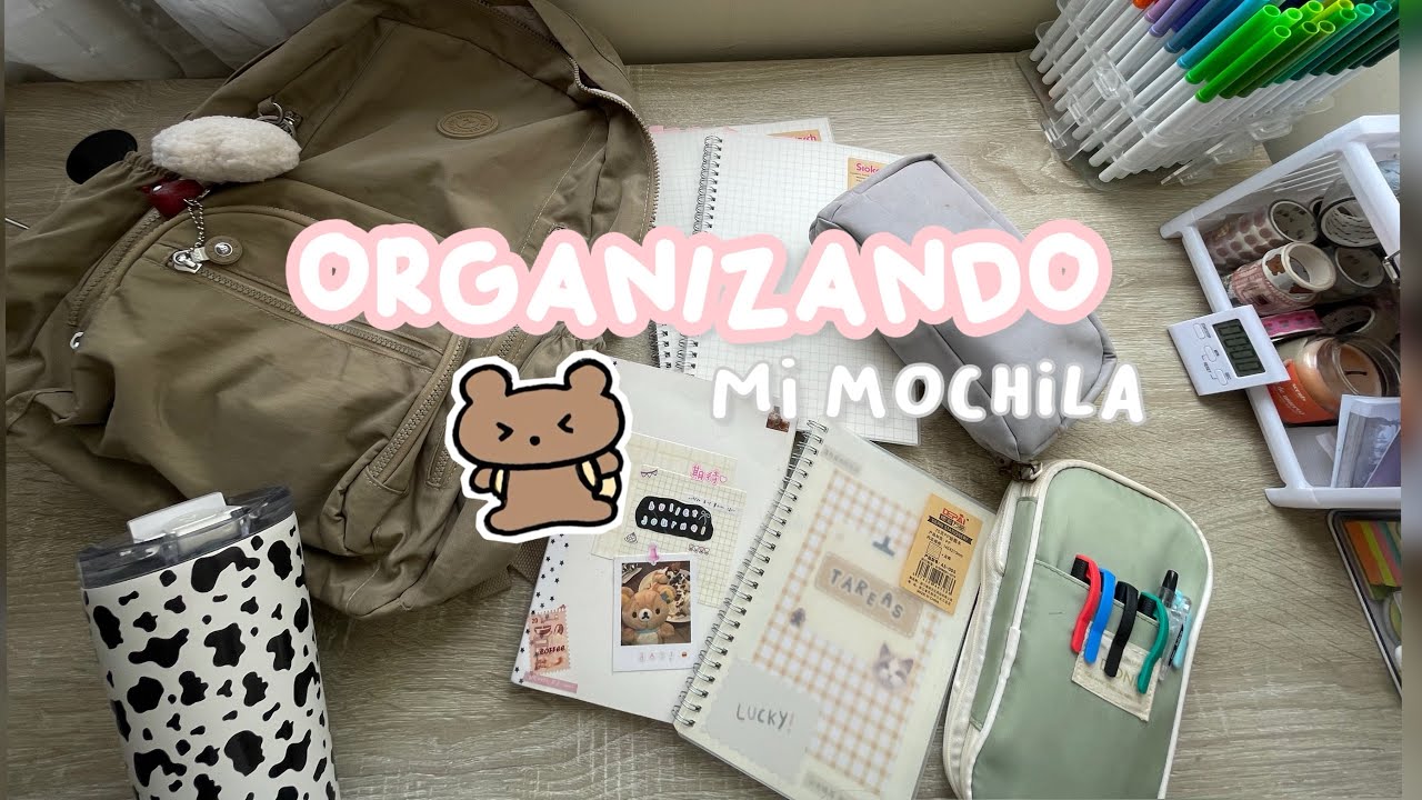 ORGANIZANDO MI MOCHILA + LAPICERA 📓🖍️|| REGRESO A CLASES 😱💕