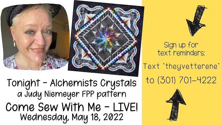 May 18 2022 | LIVE Cutting Papers for *NEW* Judy Niemeyer Pattern - Alchemists Crystals