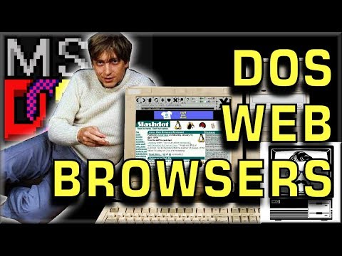 DOS Web Browsing in 2017 | Nostalgia Nerd