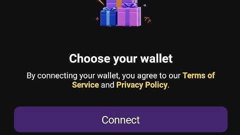 How to connect Trust wallet in Celia.