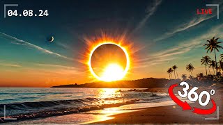 Solar Eclipse in Real Life 2024 | 4K VR Video