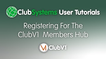 Club Systems | Registering For The ClubV1 Members Hub