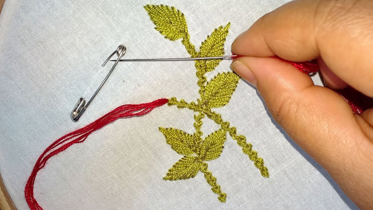 Hand Embroidery | Sewing  Hack To Make Tassels Using Safety Pin | nakshi katha.